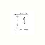 سایز لوستر سقفی