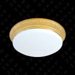 چراغ سقفی طلایی