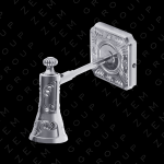 چراغ دیواری نقره ای