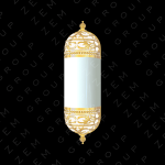 چراغ دیوارکوب بالای ستون