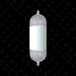 چراغ دیواری بالای ستون