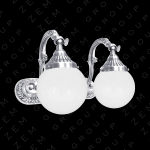 چراغ دیواری نقره ای