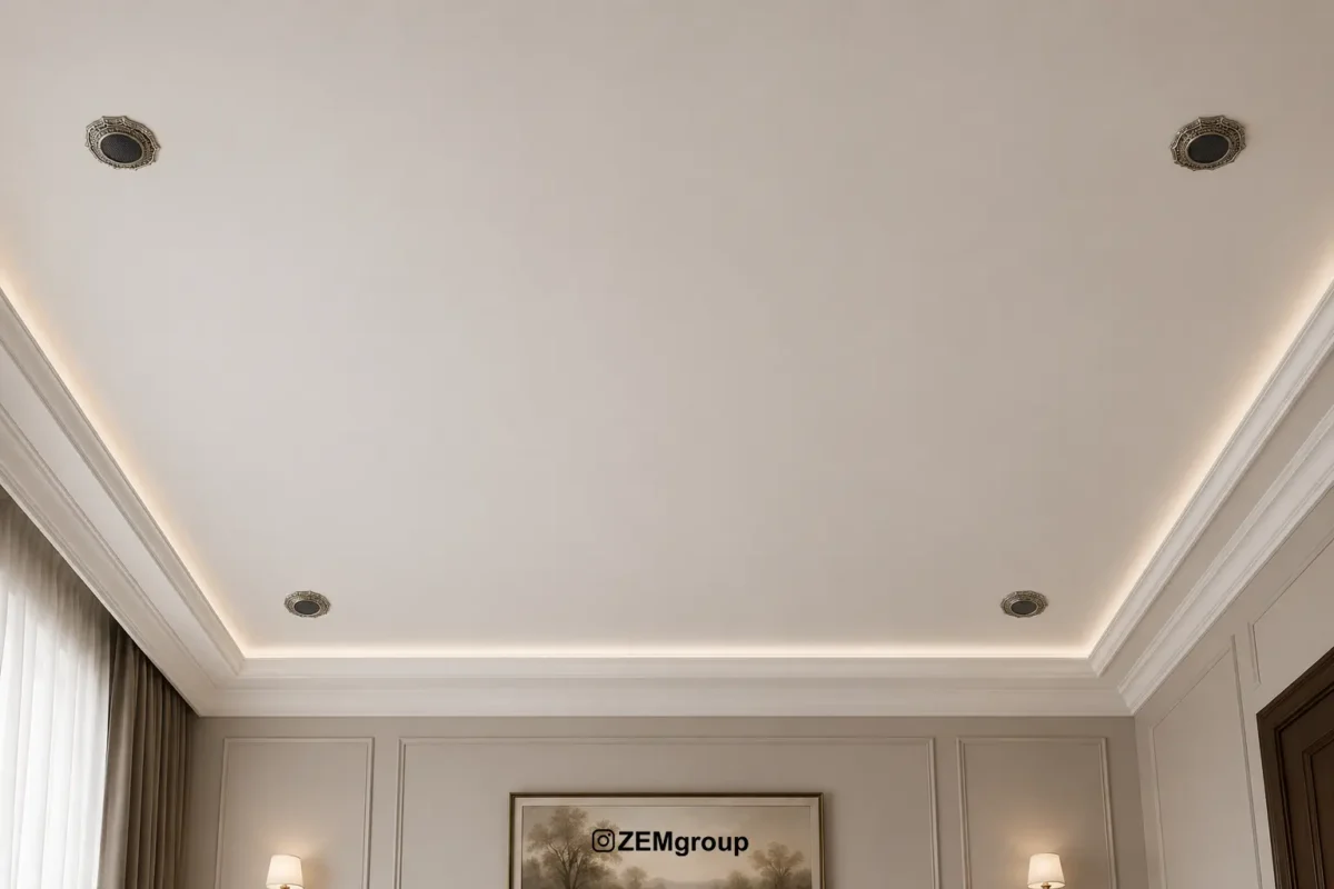 speaker downlight frame project