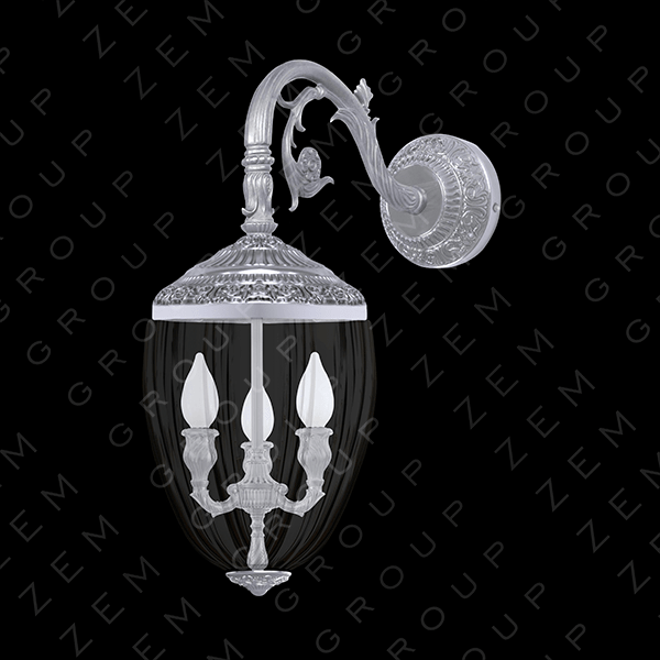 چراغ دیواری شیشه ای