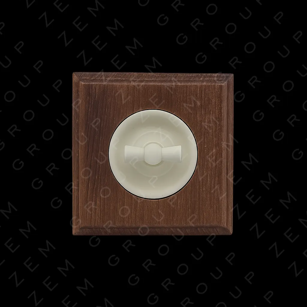 کلید پریز چوبی